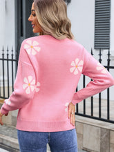 Load image into Gallery viewer, Angel Wings Round Neck Long Sleeve Sweater