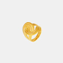 Load image into Gallery viewer, 18K Gold-Plated Twisted Ring