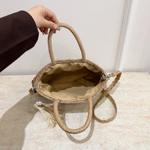 Load image into Gallery viewer, Braided Strap Paper Weave Shoulder Bag