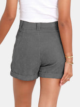 Load image into Gallery viewer, Full Size High Waist Shorts with Pockets