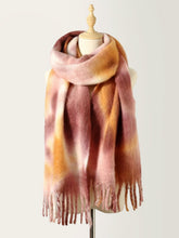 Load image into Gallery viewer, Fringe Tie-Dye Polyester Scarf