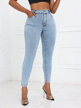 Load image into Gallery viewer, High Waist Skinny Jeans with Pockets