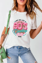 Load image into Gallery viewer, Graphic Round Neck Short Sleeve T-Shirt