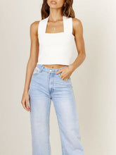 Load image into Gallery viewer, Square Neck Wide Strap Tank