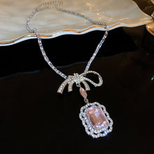 Load image into Gallery viewer, Alloy Crystal Geometric Pendant Necklace