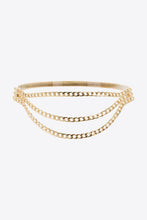 Load image into Gallery viewer, Metal Triple-Layered Chain Belt