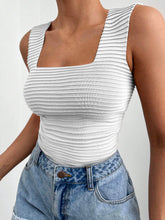 Load image into Gallery viewer, Square Neck Wide Strap Tank