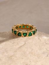 Load image into Gallery viewer, 18K Gold-Plated Inlaid Zircon Ring