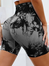 Load image into Gallery viewer, Tie-Dye High Waist Active Shorts