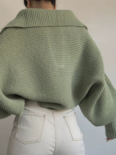 Load image into Gallery viewer, Johnny Collar Long Sleeve Sweater
