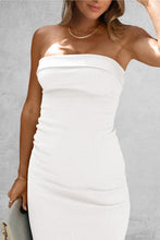 Load image into Gallery viewer, Slit Tube Midi Dress