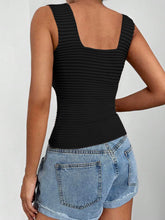 Load image into Gallery viewer, Square Neck Wide Strap Tank