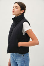 Load image into Gallery viewer, Be Cool Zip Up Turtleneck Puffer Vest with Pockets