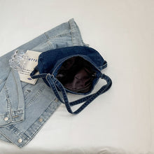 Load image into Gallery viewer, Adjustable Strap Denim Shoulder Bag