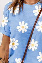 Load image into Gallery viewer, Printed Round Neck Short Sleeve T-Shirt