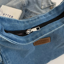 Load image into Gallery viewer, Adjustable Strap Denim Shoulder Bag