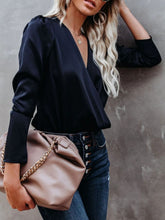Load image into Gallery viewer, Surplice Long Sleeve Blouse