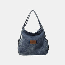 Load image into Gallery viewer, Adjustable Strap Denim Shoulder Bag