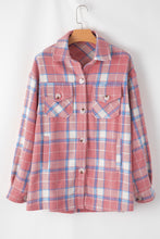 Load image into Gallery viewer, Plaid Button Up Long Sleeve Shacket