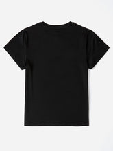 Load image into Gallery viewer, Graphic Round Neck Short Sleeve T-Shirt