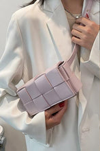 Load image into Gallery viewer, Zenana Vegan Leather Woven Crossbody Bag