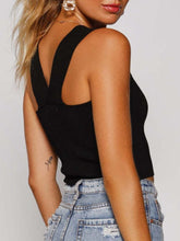 Load image into Gallery viewer, Square Neck Wide Strap Tank