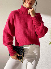 Load image into Gallery viewer, Turtleneck Long Sleeve Sweater