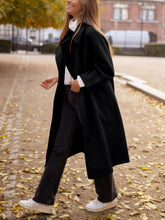 Load image into Gallery viewer, Pocketed Collared Neck Long Sleeve Coat