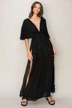 Load image into Gallery viewer, HYFVE Tie Back Maxi Split Cover Up Dress
