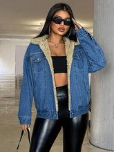 Load image into Gallery viewer, Snap Down Long Sleeve Denim Jacket