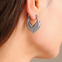 Load image into Gallery viewer, Titanium Steel Leaf Shape Earrings