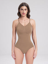 Load image into Gallery viewer, V-Neck Spaghetti Strap Active Bodysuit