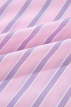 Load image into Gallery viewer, Striped Collared Neck Long Sleeve Shirt