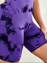 Load image into Gallery viewer, Tie-Dye High Waist Active Shorts