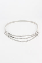 Load image into Gallery viewer, Metal Triple-Layered Chain Belt