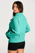 Load image into Gallery viewer, Half Zip Long Sleeve Sweatshirt