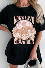 Load image into Gallery viewer, Graphic Round Neck Half Sleeve Oversize T-Shirt