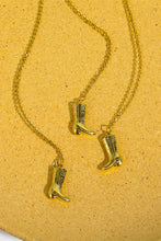Load image into Gallery viewer, Cowboy Boot Pendant Stainless Steel Necklace