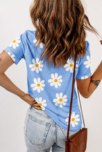 Load image into Gallery viewer, Printed Round Neck Short Sleeve T-Shirt