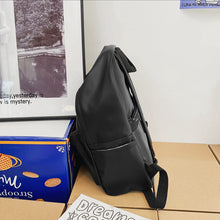Load image into Gallery viewer, PU Leather Zip Backpack Bag