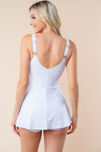 Load image into Gallery viewer, White Birch Sleeveless Performance Knit Swim Dress