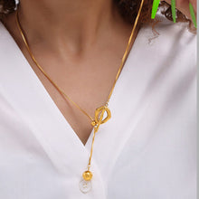 Load image into Gallery viewer, Stainless Steel Bead Necklace
