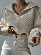Load image into Gallery viewer, Johnny Collar Long Sleeve Sweater