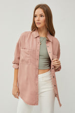 Load image into Gallery viewer, RISEN Full Size Button Up Long Sleeve Denim Shirt