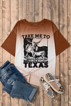 Load image into Gallery viewer, TAKE ME TO TEXAS Round Neck Short Sleeve T-Shirt