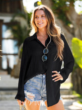 Load image into Gallery viewer, Pocketed Dropped Shoulder Cover Up