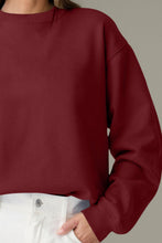 Load image into Gallery viewer, Round Neck Long Sleeve Sweatshirt
