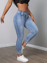 Load image into Gallery viewer, Mid Rise Skinny Jeans with Pockets