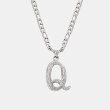 Load image into Gallery viewer, Titanium Steel Letter Pendant Necklace