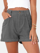 Load image into Gallery viewer, Full Size High Waist Shorts with Pockets